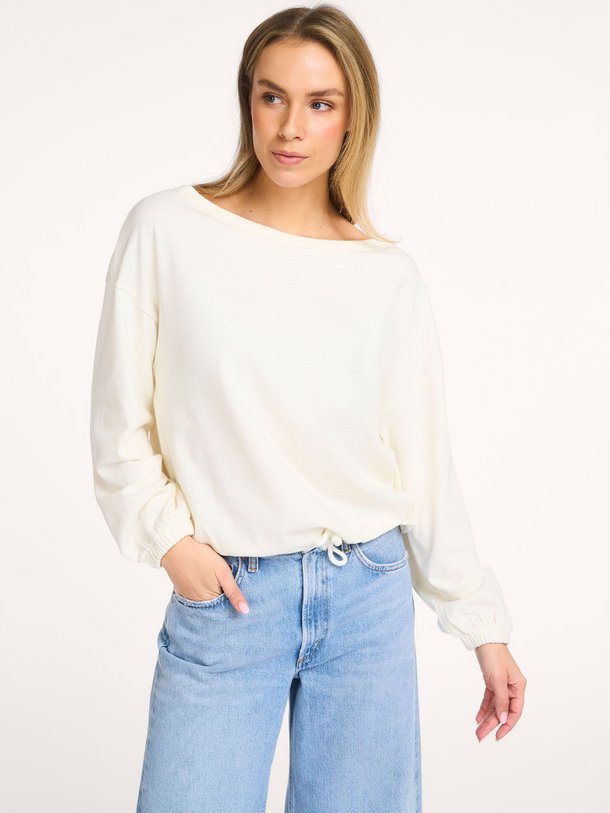 Ontdek de Hilly organic cotton mix sweater van Knit-ted in de kleur Crème bij Orangebag. Op werkdagen voor 21:45 besteld, morgen in huis.