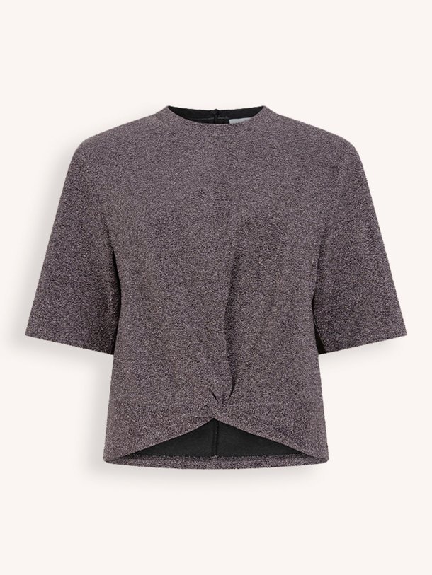 Ontdek de Fantina jersey lurex top van Dante 6 in de kleur Paars bij Orangebag. Op werkdagen voor 21:45 besteld, morgen in huis.