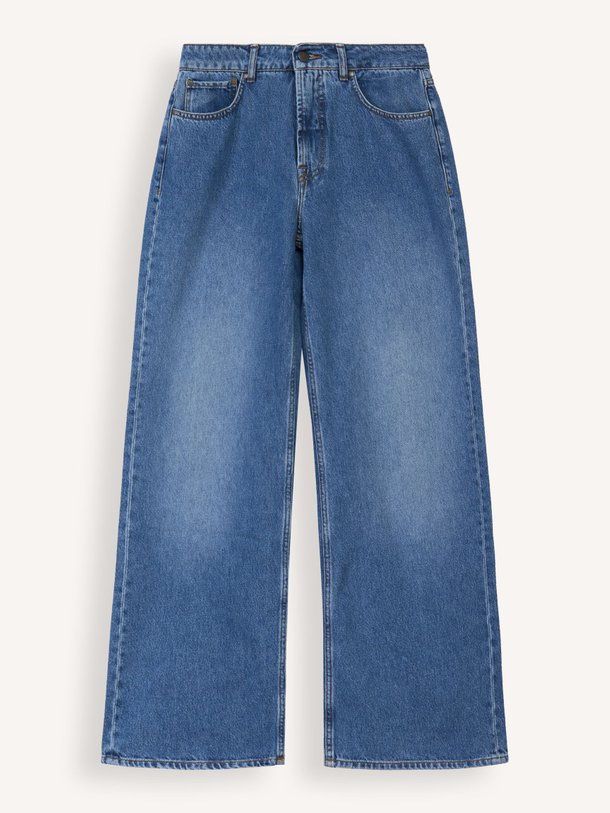 Ontdek de Reign high waist loose fit non-stretch jeans van Iben in de kleur blauw bij Orangebag. Op werkdagen voor 21:45 besteld, morgen in huis.