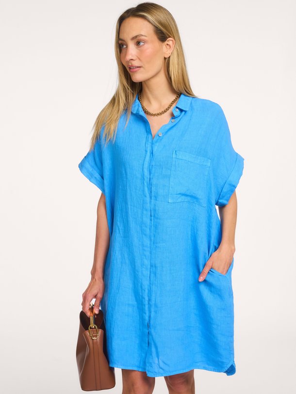 Ontdek de hella linen dress van By-Bar bij Orangebag. Op werkdagen voor 21:45 besteld, morgen in huis.