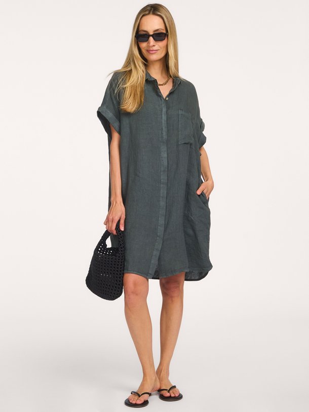 Ontdek de hella linen dress van By-Bar bij Orangebag. Op werkdagen voor 21:45 besteld, morgen in huis.