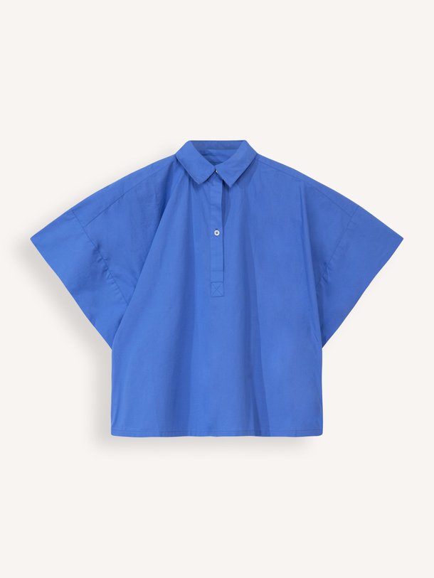 Ontdek de Cairn katoenen top van Bellerose in de kleur blauw bij Orangebag. Op werkdagen voor 21:45 besteld, morgen in huis.