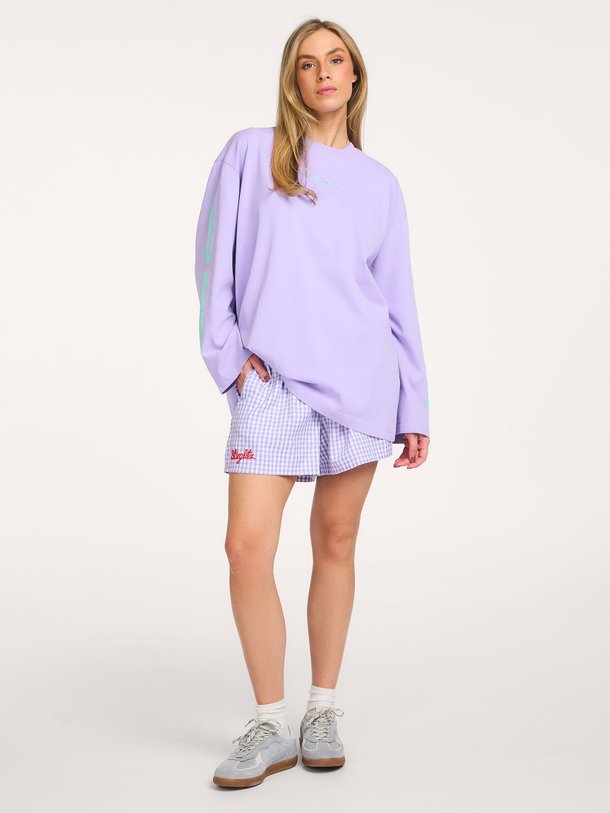 Ontdek de Mauro katoenmix geruite short van Stieglitz in de kleur Paars bij Orangebag. Op werkdagen voor 21:45 besteld, morgen in huis.