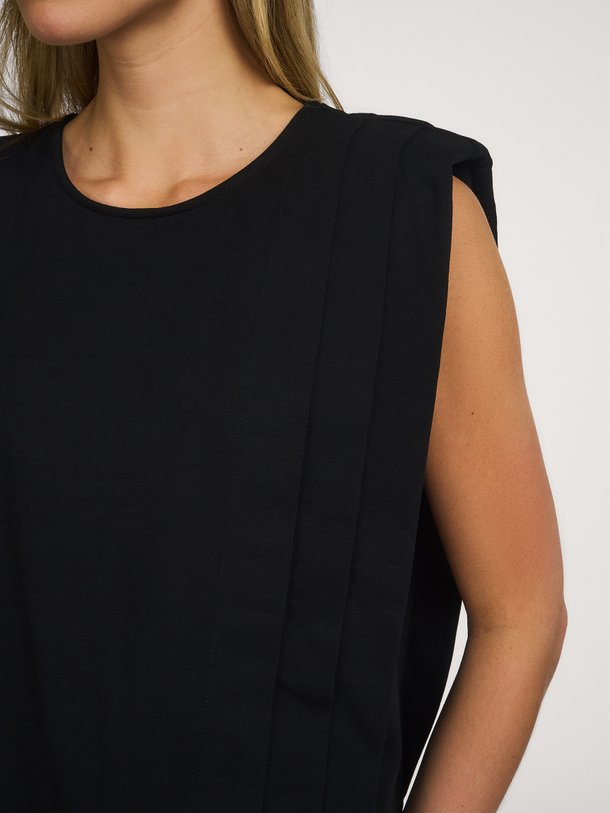 Ontdek de Zelli katoenen top van Co'Couture in de kleur Zwart bij Orangebag. Op werkdagen voor 21:45 besteld, morgen in huis.