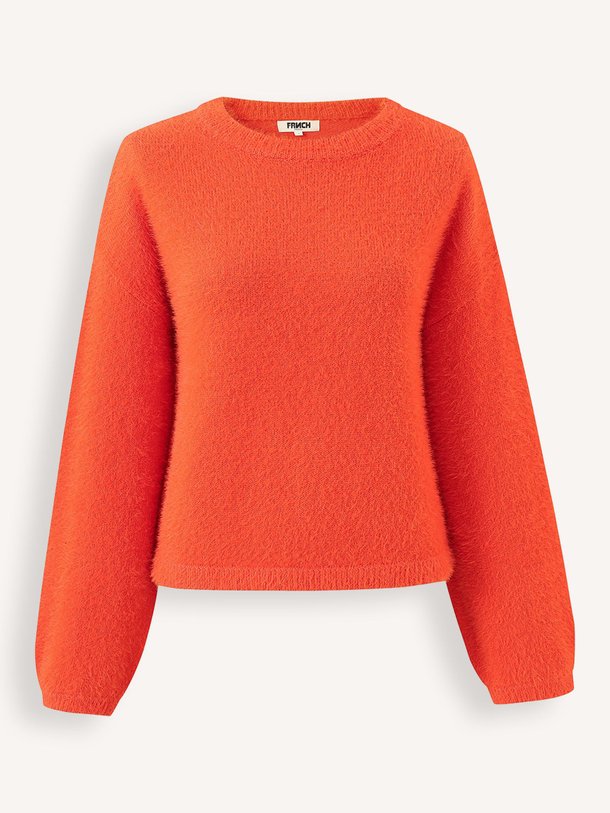 Ontdek de Robinson fijngebreide trui van Frnch in de kleur Rood bij Orangebag. Op werkdagen voor 21:45 besteld, morgen in huis.