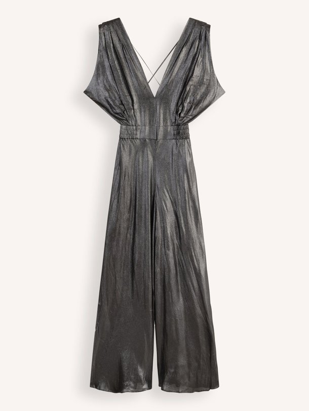 Ontdek de Dewing zijden jumpsuit van Mes Demoiselles in de kleur donkergrijs bij Orangebag. Op werkdagen voor 21:45 besteld, morgen in huis.