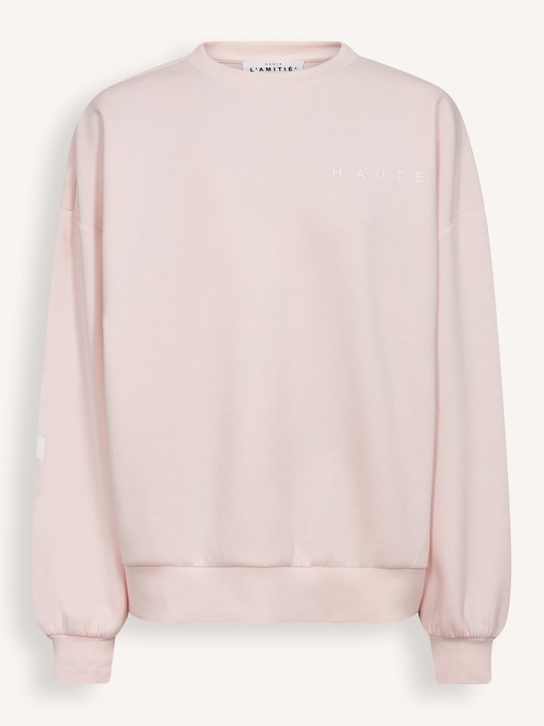 Ontdek de Katoenmix sweater van Haute L'Amitié in de kleur Lichtroze bij Orangebag. Op werkdagen voor 21:45 besteld, morgen in huis.