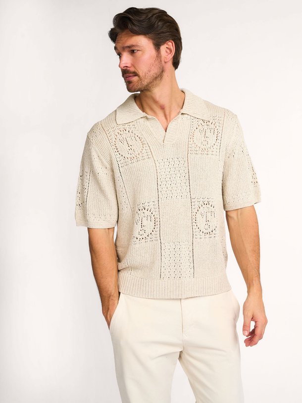 Ontdek de Linnenmix polo van OLAF in de kleur Off-white bij Orangebag. Op werkdagen voor 21:45 besteld, morgen in huis.