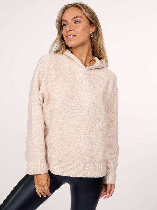 Ontdek de Dera wolmix gemêleerde sweater van Bellerose in de kleur ecru bij Orangebag. Op werkdagen voor 21:45 besteld, morgen in huis.
