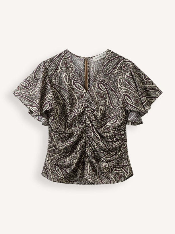 Ontdek de Leela katoen/viscosemix top van Sofie Schnoor in de kleur Bordeauxrood bij Orangebag. Op werkdagen voor 21:45 besteld, morgen in huis.