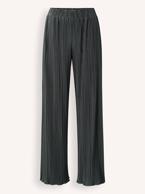 Ontdek de Elastische plissé broek van Yaya in de kleur donkergrijs bij Orangebag. Op werkdagen voor 21:45 besteld, morgen in huis.