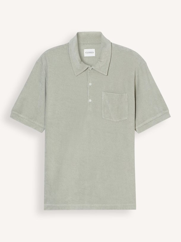 Ontdek de Katoenmix badstof polo van Closed in de kleur grijs bij Orangebag. Op werkdagen voor 21:45 besteld, morgen in huis.