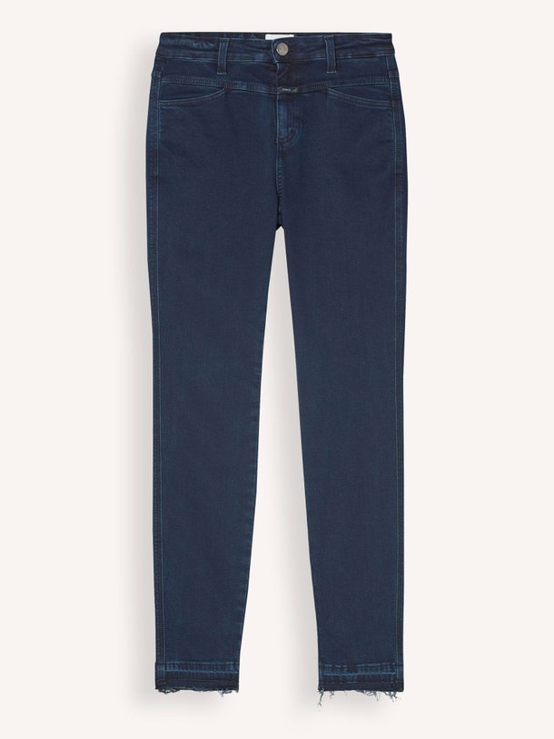 Ontdek de Skinny Pusher high waist skinny fit jeans van Closed in de kleur donkerblauw bij Orangebag. Op werkdagen voor 21:45 besteld, morgen in huis.