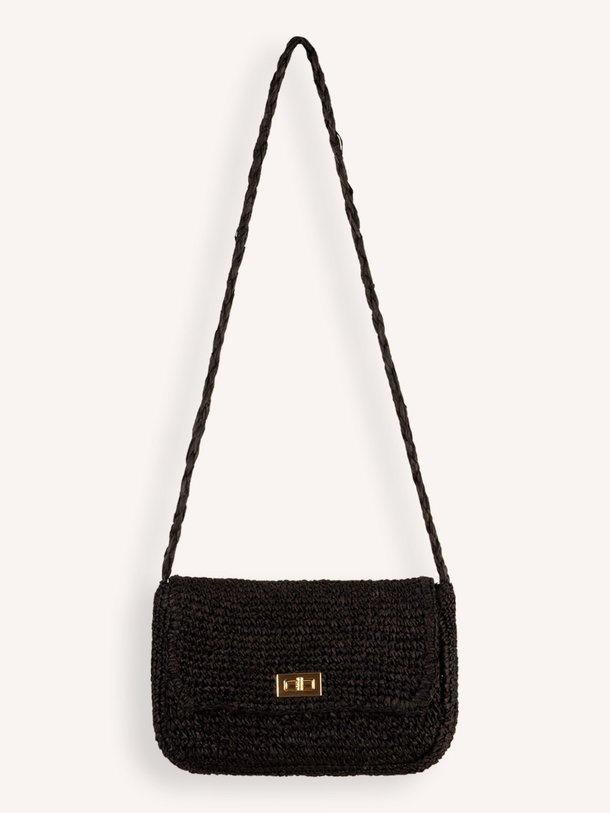Ontdek de Volain gevlochten crossbody tas van La Fee Maraboutee in de kleur zwart bij Orangebag. Op werkdagen voor 21:45 besteld, morgen in huis.