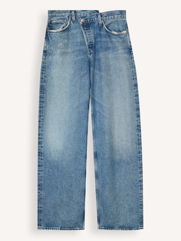 Ontdek de Arc Criss Cross mid waist loose fit jeans van Agolde in de kleur Blauw bij Orangebag. Op werkdagen voor 21:45 besteld, morgen in huis.
