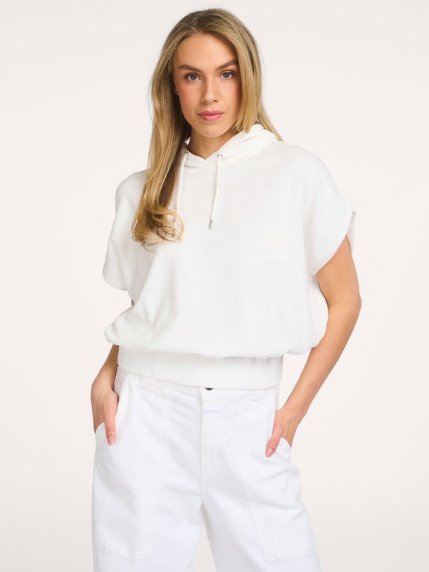 Ontdek de M494 organic cottonmix badstof hoodie van Majestic Filatures in de kleur Off-white bij Orangebag. Op werkdagen voor 21:45 besteld, morgen in huis.