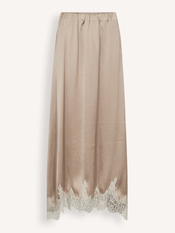Ontdek de Idun viscosemix rok van Co'Couture in de kleur Beige bij Orangebag. Op werkdagen voor 21:45 besteld, morgen in huis.