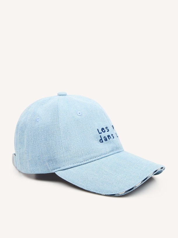 Ontdek de Pieds katoenmix pet van Frnch in de kleur Blauw bij Orangebag. Op werkdagen voor 21:45 besteld, morgen in huis.