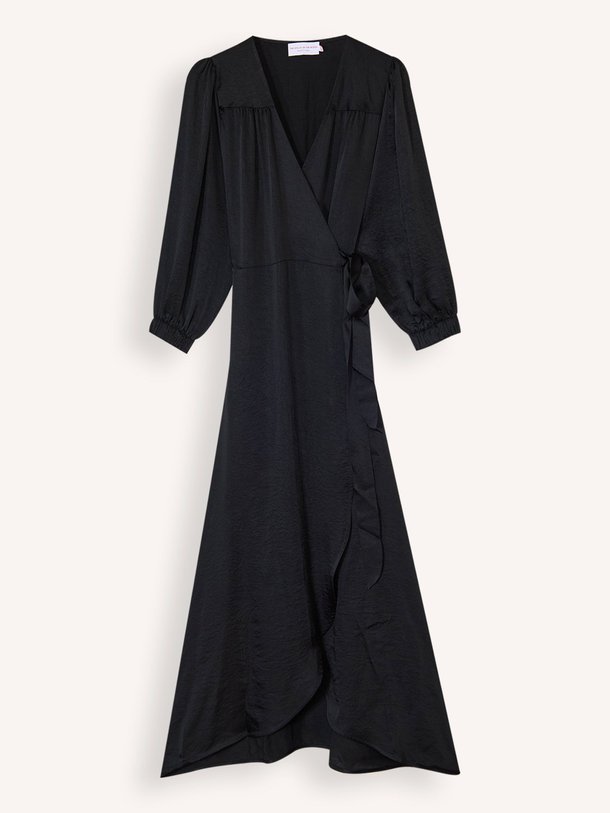 Ontdek de Helena geweven maxi overslagjurk van The Belle Of The Beach in de kleur zwart bij Orangebag. Op werkdagen voor 21:45 besteld, morgen in huis.