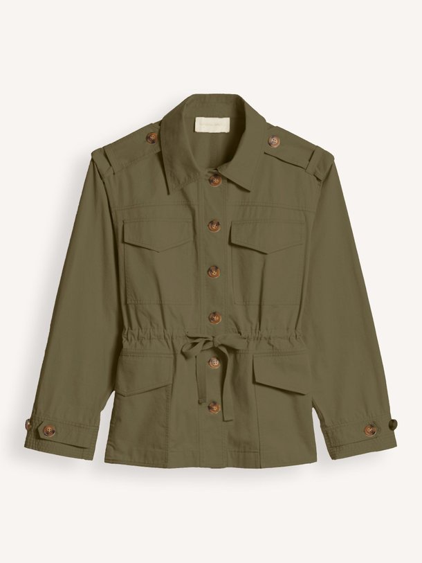 Ontdek de Eliane katoenen jack van Vanessa Bruno in de kleur Army bij Orangebag. Op werkdagen voor 21:45 besteld, morgen in huis.