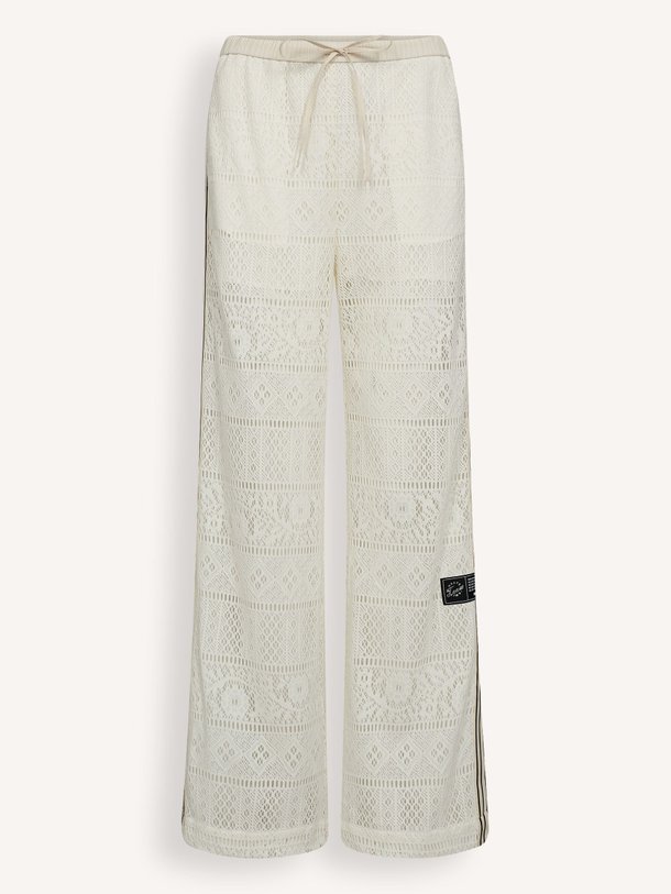 Ontdek de Utopia katoenmix gehaakte broek van Haute L'Amitié in de kleur off-white bij Orangebag. Op werkdagen voor 21:45 besteld, morgen in huis.
