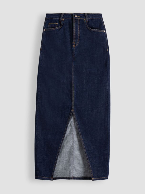 Ontdek de Dekota denim stretch rok van My Essential Wardrobe in de kleur donkerblauw bij Orangebag. Op werkdagen voor 21:45 besteld, morgen in huis.