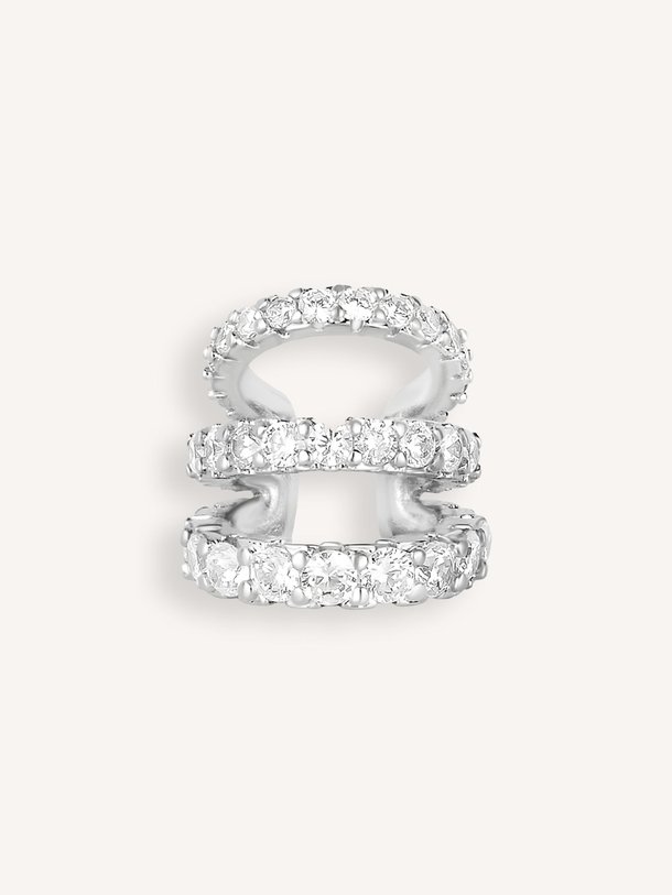 Ontdek de Zilveren earcuff met strass van Ellen Beekmans in de kleur Zilverkleur bij Orangebag. Op werkdagen voor 21:45 besteld, morgen in huis.