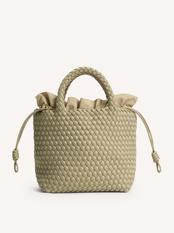 Ontdek de Gevlochten handtas midi van Marrea in de kleur Taupe bij Orangebag. Op werkdagen voor 21:45 besteld, morgen in huis.
