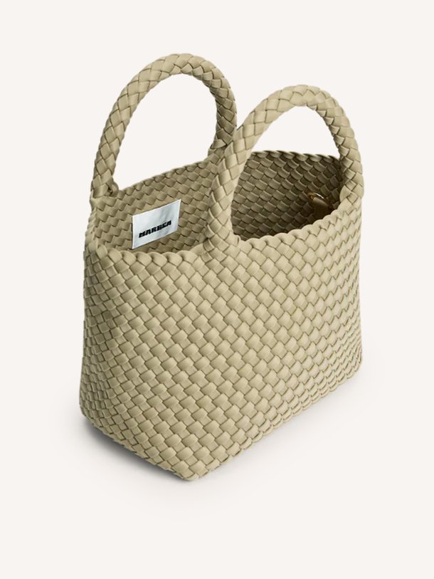 Ontdek de Gevlochten handtas midi van Marrea in de kleur Taupe bij Orangebag. Op werkdagen voor 21:45 besteld, morgen in huis.