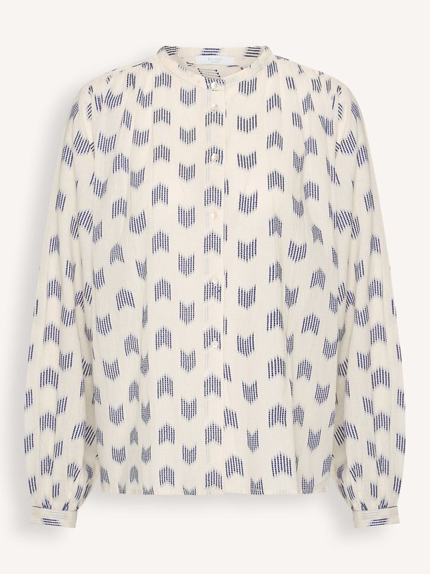 Ontdek de Nyka katoenen blouse van By-Bar in de kleur Blauw bij Orangebag. Op werkdagen voor 21:45 besteld, morgen in huis.
