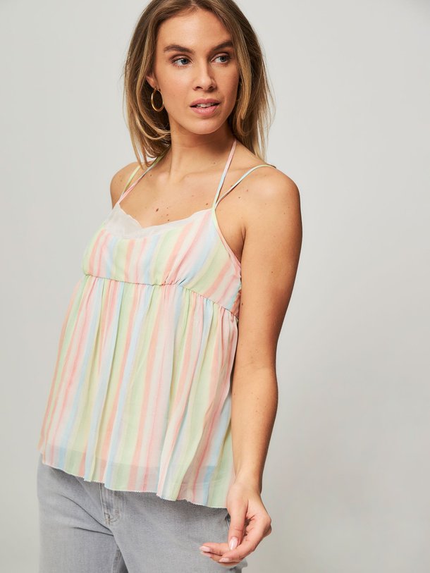 Ontdek de Mileya viscose top met print van Drykorn in de kleur oranje bij Orangebag. Op werkdagen voor 21:45 besteld, morgen in huis.