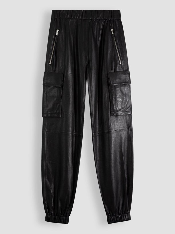 Ontdek de Imaya lederen cargo broek van Notes du Nord in de kleur zwart bij Orangebag. Op werkdagen voor 21:45 besteld, morgen in huis.