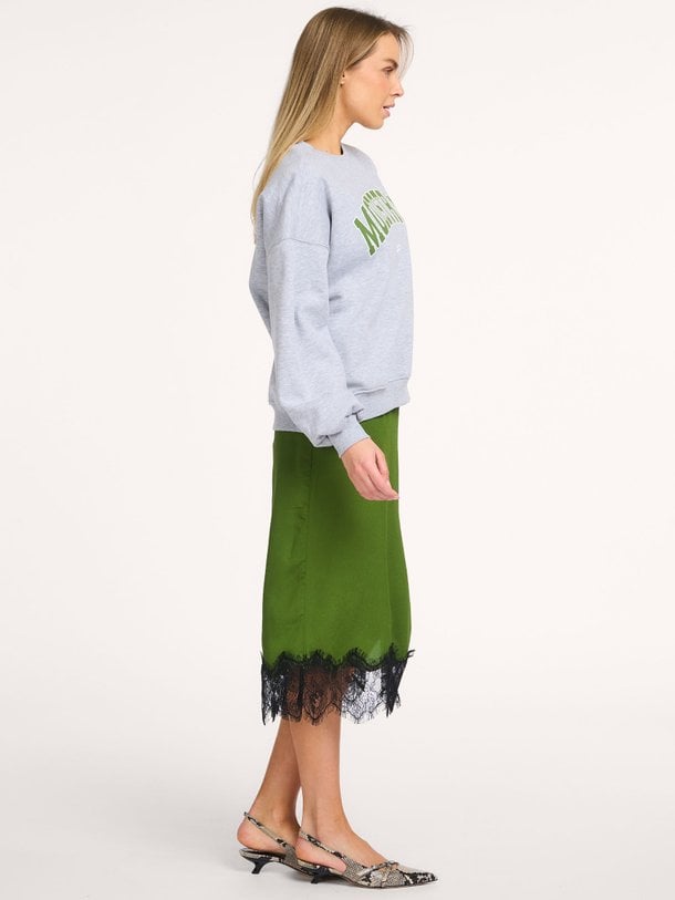 Ontdek de Birk geweven rok met kant van Modstrom in de kleur Groen bij Orangebag. Op werkdagen voor 21:45 besteld, morgen in huis.