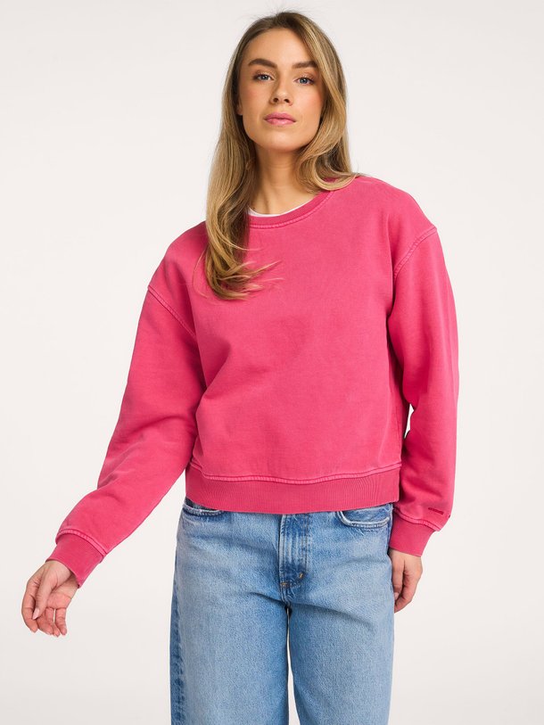 Ontdek de Savan organic cotton sweater van Samsoe Samsoe in de kleur Roze bij Orangebag. Op werkdagen voor 21:45 besteld, morgen in huis.