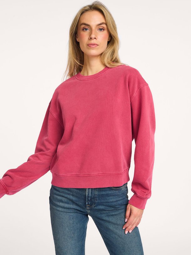 Ontdek de Savan organic cotton sweater van Samsoe Samsoe in de kleur Rood bij Orangebag. Op werkdagen voor 21:45 besteld, morgen in huis.