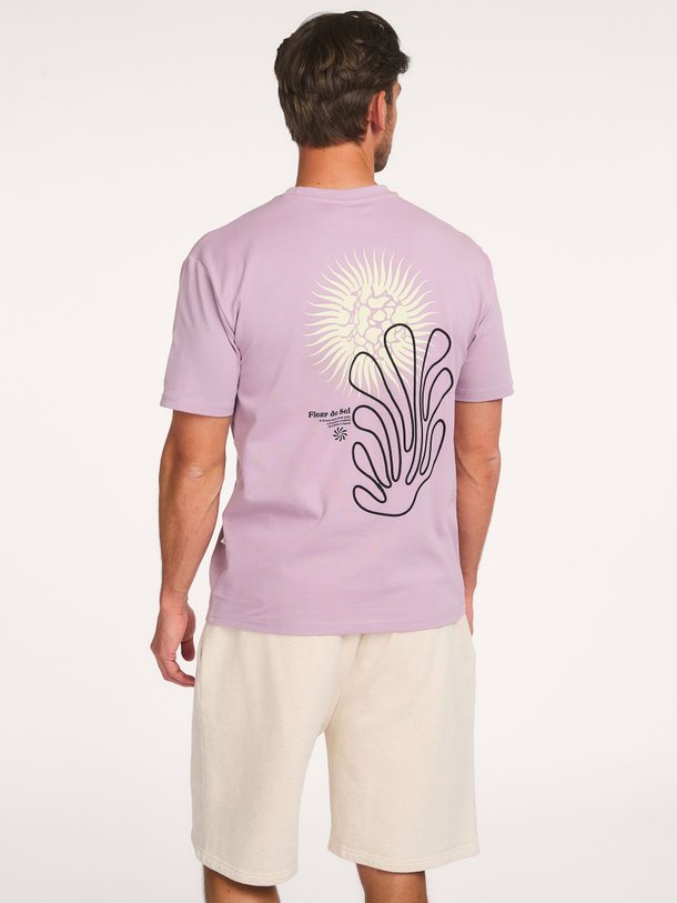 Ontdek de Sundried katoenmix T-shirt met print van Law of the Sea in de kleur Lila bij Orangebag. Op werkdagen voor 21:45 besteld, morgen in huis.