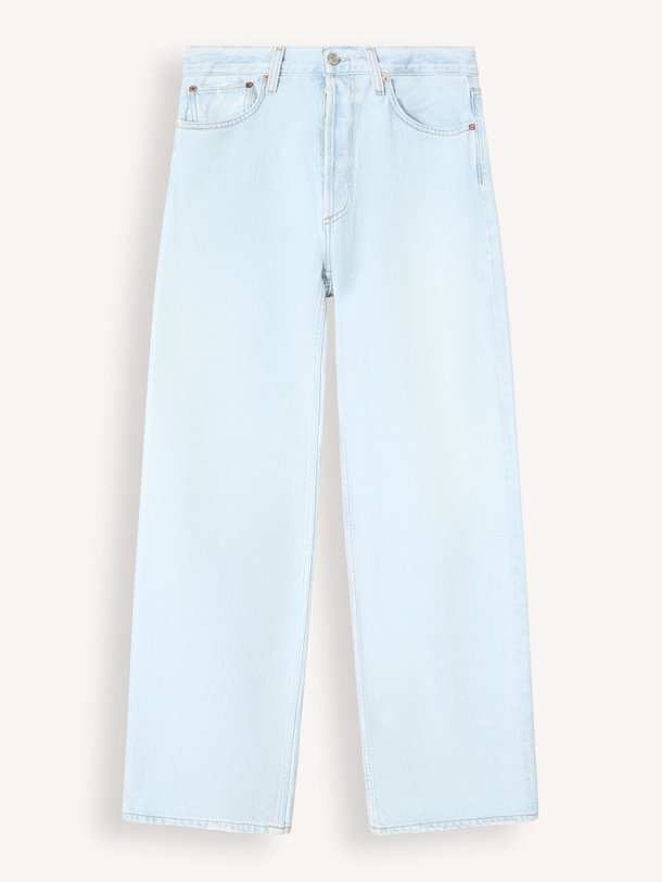 Ontdek de Arc mid waist loose fit non-stretch jeans van Agolde in de kleur Lichtblauw bij Orangebag. Op werkdagen voor 21:45 besteld, morgen in huis.
