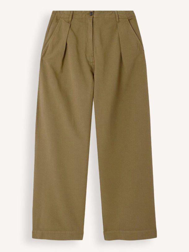 Ontdek de Namaz katoen/linnenmix broek van American Vintage in de kleur Groen bij Orangebag. Op werkdagen voor 21:45 besteld, morgen in huis.