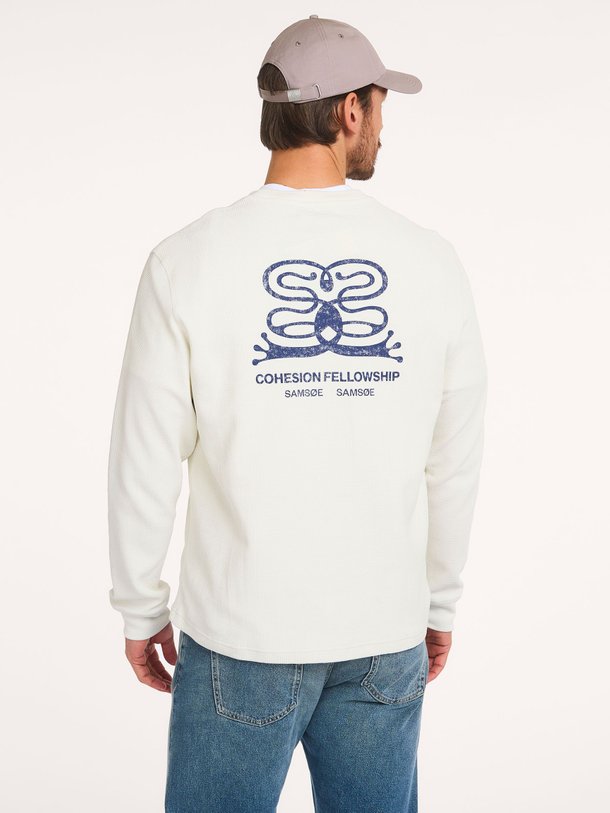 Ontdek de Safellow organic cottonmix longsleeve van Samsoe Samsoe in de kleur Crème bij Orangebag. Op werkdagen voor 21:45 besteld, morgen in huis.