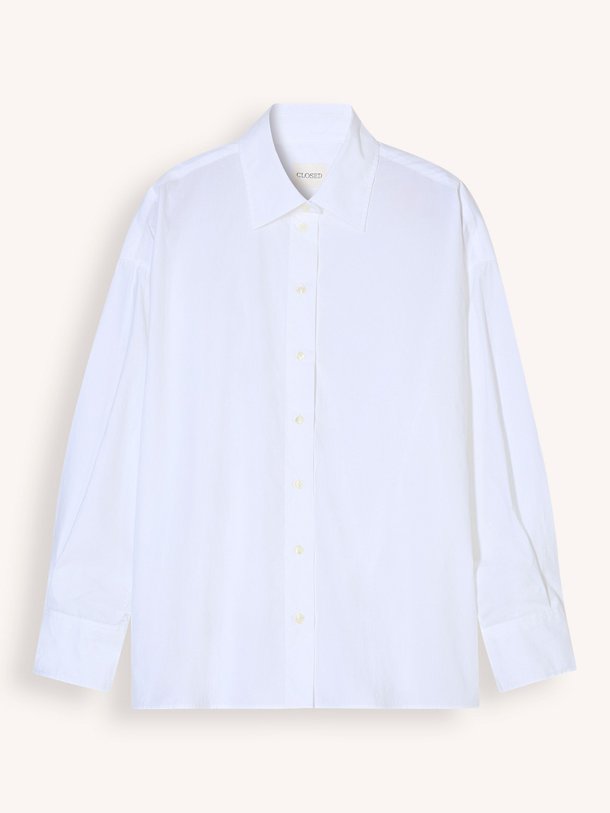 Ontdek de Cape linnen blouse van Closed in de kleur Wit bij Orangebag. Op werkdagen voor 21:45 besteld, morgen in huis.