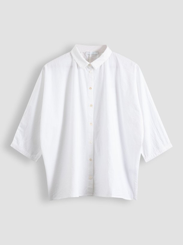 Ontdek de Norel katoenen poplin blouse van By-Bar in de kleur wit bij Orangebag. Op werkdagen voor 21:45 besteld, morgen in huis.