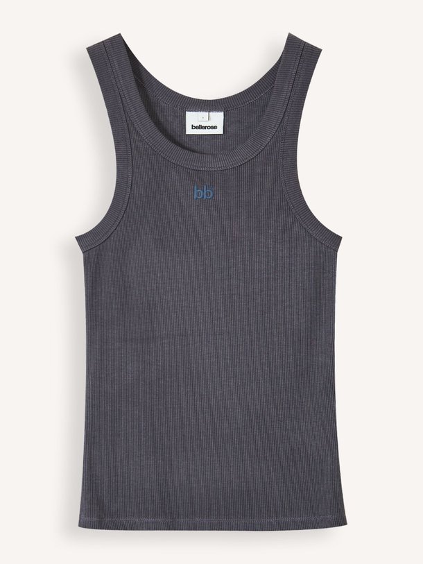Ontdek de Fikas viscosemix rib tanktop van Bellerose in de kleur Donkergrijs bij Orangebag. Op werkdagen voor 21:45 besteld, morgen in huis.