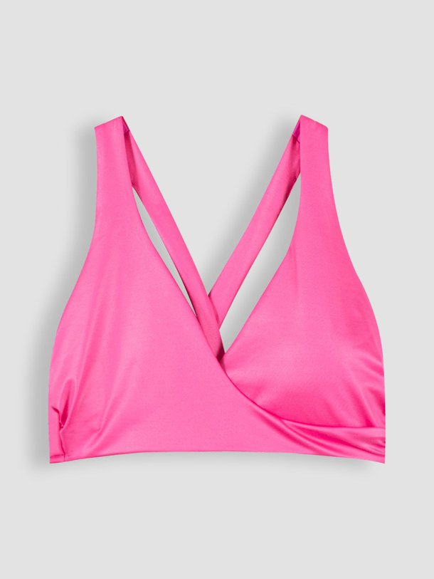 Ontdek de Soleil - DD Wrap Front Halter Bra van Seafolly in de kleur roze bij Orangebag. Op werkdagen voor 21:45 besteld, morgen in huis.