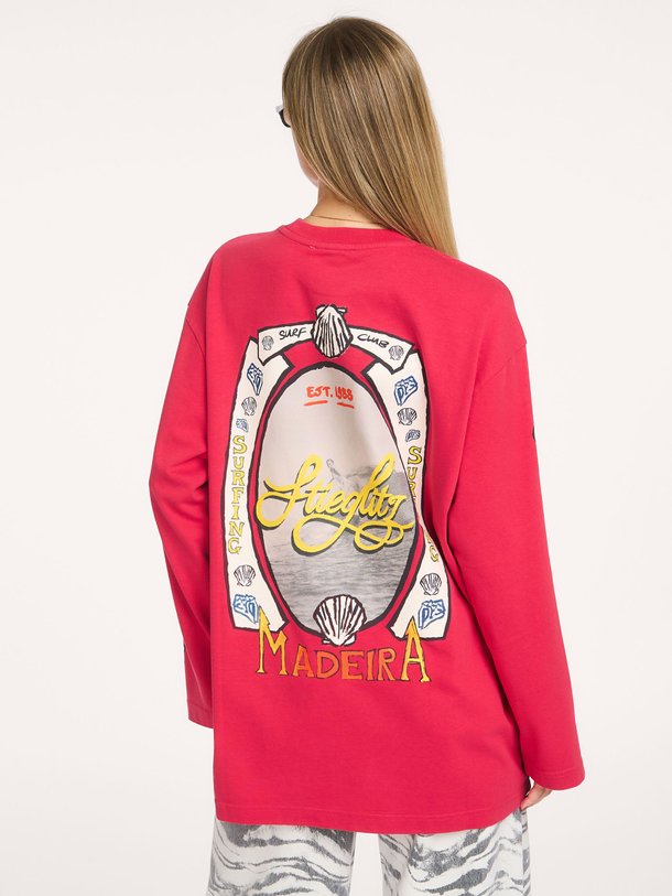 Ontdek de Safira katoenen oversized longsleeve van Stieglitz in de kleur Rood bij Orangebag. Op werkdagen voor 21:45 besteld, morgen in huis.