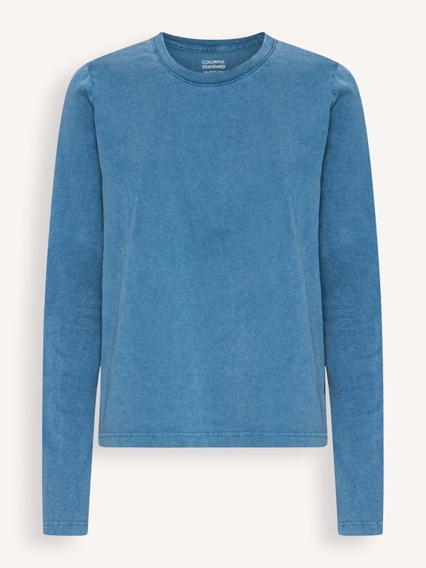 Colorful Standard Organic cotton longsleeve - Blauw Ontdek de Organic cotton longsleeve van Colorful Standard in de kleur Blauw bij Orangebag. Op werkdagen voor 21:45 besteld, morgen in huis.
