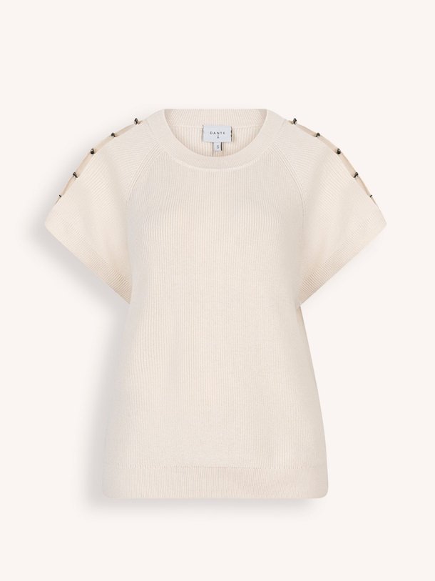 Ontdek de Seattle katoenmix top van Dante 6 in de kleur Crème bij Orangebag. Op werkdagen voor 21:45 besteld, morgen in huis.