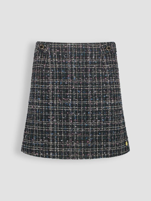 Ontdek de Dora wolmix tweed rok met lurex van Fabienne Chapot in de kleur donkerblauw bij Orangebag. Op werkdagen voor 21:45 besteld, morgen in huis.