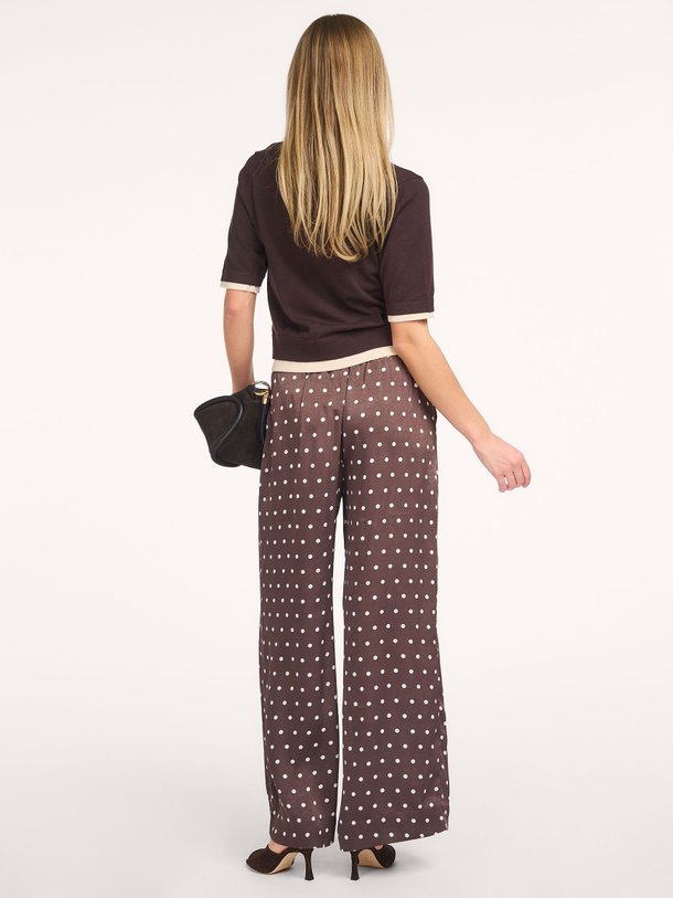 Ontdek de Sebba geweven broek met stippen van Neo Noir in de kleur Donkerbruin bij Orangebag. Op werkdagen voor 21:45 besteld, morgen in huis.