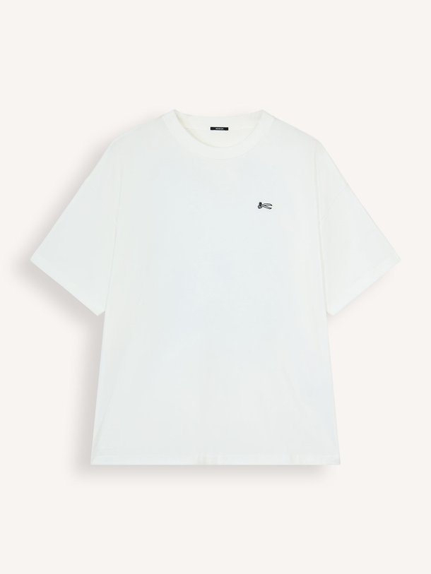Ontdek de Ueno katoenen T-shirt van Denham in de kleur Wit bij Orangebag. Op werkdagen voor 21:45 besteld, morgen in huis.