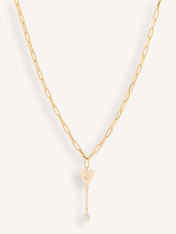 Ontdek de Dolce Heart vergulde halsketting met hanger van Anna + Nina in de kleur Goudkleur bij Orangebag. Op werkdagen voor 21:45 besteld, morgen in huis.